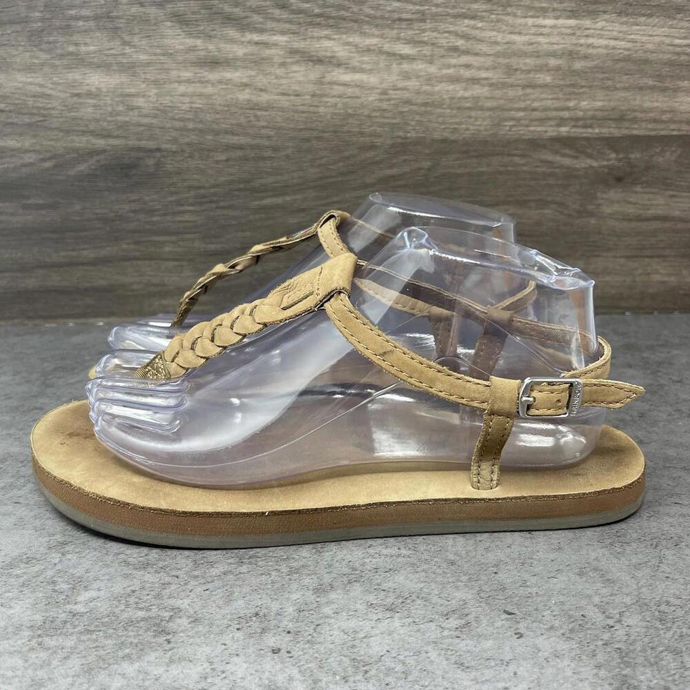 Rainbow Sandals Size Large (7.5-8.5) T Street Center Braid Slip On